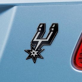 San Antonio Spurs 3D Chrome Metal Emblem, 14893