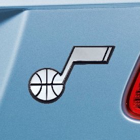 Utah Jazz 3D Chrome Metal Emblem, 14938
