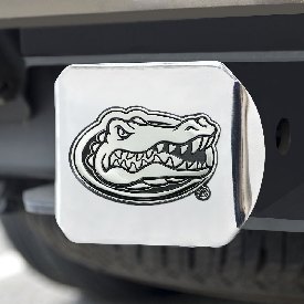 Florida Gators Chrome Metal Hitch Cover with Chrome Metal 3D Emblem, 14984
