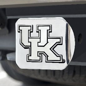 Kentucky Wildcats Chrome Metal Hitch Cover with Chrome Metal 3D Emblem, 14990