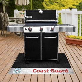 U.S. Coast Guard Vinyl Grill Mat - 26in. x 42in., 15675