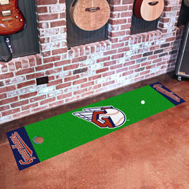 Cleveland Guardians Putting Green Mat - 1.5ft. x 6ft. - Guardians Fastball Primary Logo, 16915
