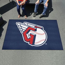 Cleveland Guardians Ulti-Mat Rug - 5ft. x 8ft. - Guardians Fastball Primary Logo, 16921