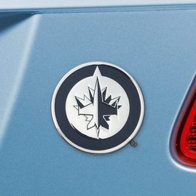 Winnipeg Jets 3D Chrome Metal Emblem, 17010