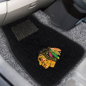NHL - Chicago Blackhawks 2-pc Embroidered Car Mats 18"x27", 17090