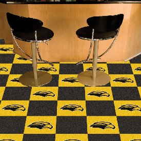 Southern Miss Golden Eagles Team Carpet Tiles - 45 Sq Ft., 17107