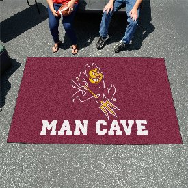 Arizona State Sun Devils Man Cave Ulti-Mat Rug - 5ft. x 8ft., Sparky Logo, 17240