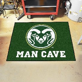 Colorado State Rams Man Cave All-Star Rug - 34 in. x 42.5 in., 17258