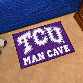 TCU Horned Frogs Man Cave Starter Mat Accent Rug - 19in. x 30in., 17281