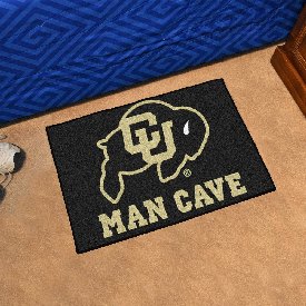 Colorado Buffaloes Man Cave Starter Mat Accent Rug - 19in. x 30in., 17293