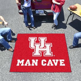 Houston Cougars Man Cave Tailgater Rug - 5ft. x 6ft., 17303