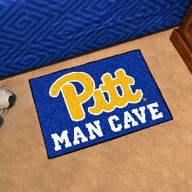 Pitt Panthers Man Cave Starter Mat Accent Rug - 19in. x 30in., 17313
