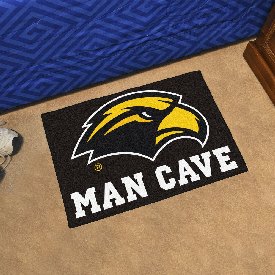 Southern Miss Golden Eagles Man Cave Starter Mat Accent Rug - 19in. x 30in., 17321