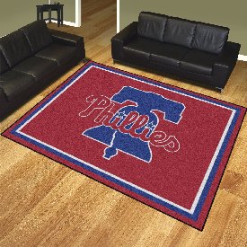 Philadelphia Phillies 8ft. x 10 ft. Plush Area Rug, 17431