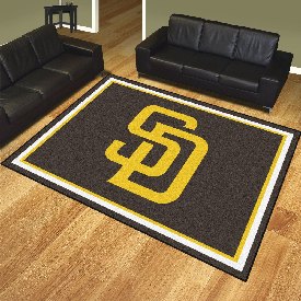 San Diego Padres 8ft. x 10 ft. Plush Area Rug, 17433