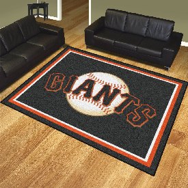San Francisco Giants 8ft. x 10 ft. Plush Area Rug - Giants Baseball Primary Logo, 17434