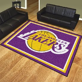 Los Angeles Lakers 8ft. x 10 ft. Plush Area Rug, 17455