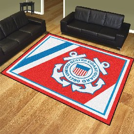 U.S. Coast Guard 8ft. x 10 ft. Plush Area Rug, 17573
