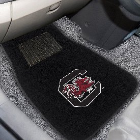 South Carolina Gamecocks Embroidered Car Mat Set - 2 Pieces, 17595