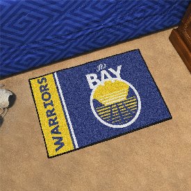 Golden State Warriors Starter Mat Accent Rug - 19in. x 30in. - Circular Bridge Primary Logo & Wordmark, 17911