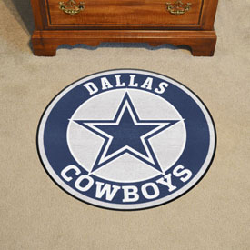 Dallas Cowboys Roundel Rug - 27in. Diameter - Star Primary Logo, 17956