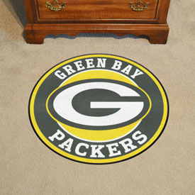 Green Bay Packers Roundel Rug - 27in. Diameter - Oval G Primary Logo, 17959