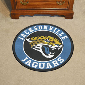 Jacksonville Jaguars Roundel Rug - 27in. Diameter - Jaguar Head Primary Logo, 17962