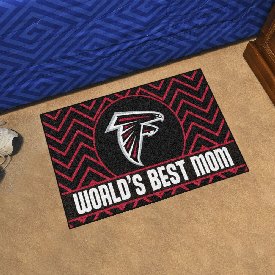 Atlanta Falcons World's Best Mom Starter Mat Accent Rug - 19in. x 30in., 18017