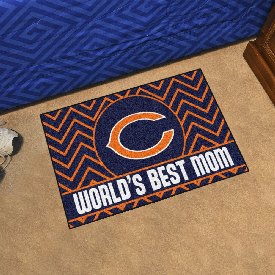 NFL - Chicago Bears Starter Mat - World's Best Mom 19"x30", 18021
