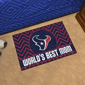 Houston Texans World's Best Mom Starter Mat Accent Rug - 19in. x 30in., 18028