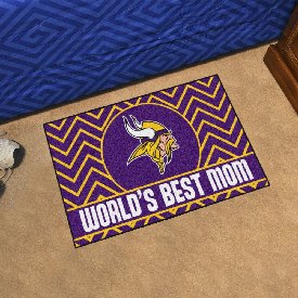 Minnesota Vikings World's Best Mom Starter Mat Accent Rug - 19in. x 30in., 18033