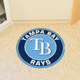 Tampa Bay Rays Roundel Rug - 27in. Diameter - TB Cap Logo, 18152