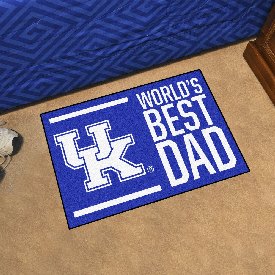 University of Kentucky Starter Mat - World's Best Dad 19"x30", 18192