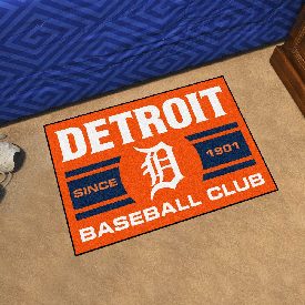 Detroit Tigers Starter Mat Accent Rug - 19in. x 30in., Uniform Design, 18468