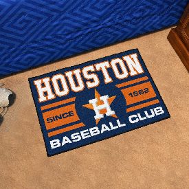 Houston Astros Starter Mat Accent Rug - 19in. x 30in., Uniform Design, 18469