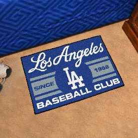 Los Angeles Dodgers Starter Mat Accent Rug - 19in. x 30in., Uniform Design, 18472
