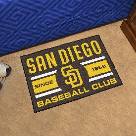 San Diego Padres Starter Mat Accent Rug - 19in. x 30in., Uniform Design, 18481