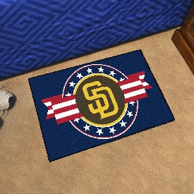 MLB - San Diego Padres Starter Mat - MLB Patriotic 19"x30", 18550