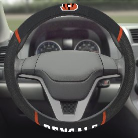 Cincinnati Bengals Embroidered Steering Wheel Cover, 18566