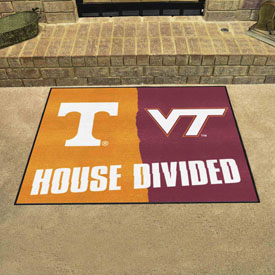 House Divided - Tennessee / Virginia Tech House Divided House Divided Rug - 34 in. x 42.5 in., 18597