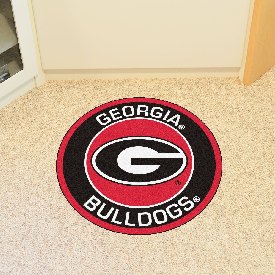 Georgia Bulldogs Roundel Rug - 27in. Diameter - G Primary Logo & Wordmark, 18607