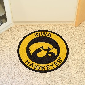 Iowa Hawkeyes Roundel Rug - 27in. Diameter, 18610