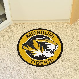 Missouri Tigers Roundel Rug - 27in. Diameter, 18624