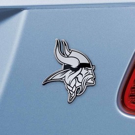 Minnesota Vikings 3D Chrome Metal Emblem, 18708