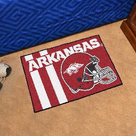 Arkansas Razorbacks Starter Mat Accent Rug - 19in. x 30in., Unifrom Design, 18732