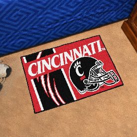Cincinnati Bearcats Starter Mat Accent Rug - 19in. x 30in., Unifrom Design, 18737