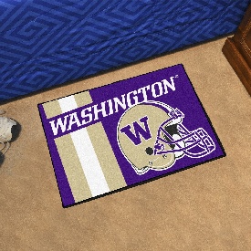 Washington Huskies Starter Mat Accent Rug - 19in. x 30in., Unifrom Design, 18789