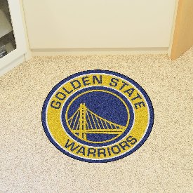Golden State Warriors Roundel Rug - 27in. Diameter, 18835