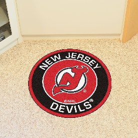 New Jersey Devils Roundel Rug - 27in. Diameter, 18878