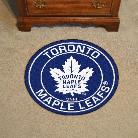 Toronto Maple Leafs Roundel Rug - 27in. Diameter, 18888